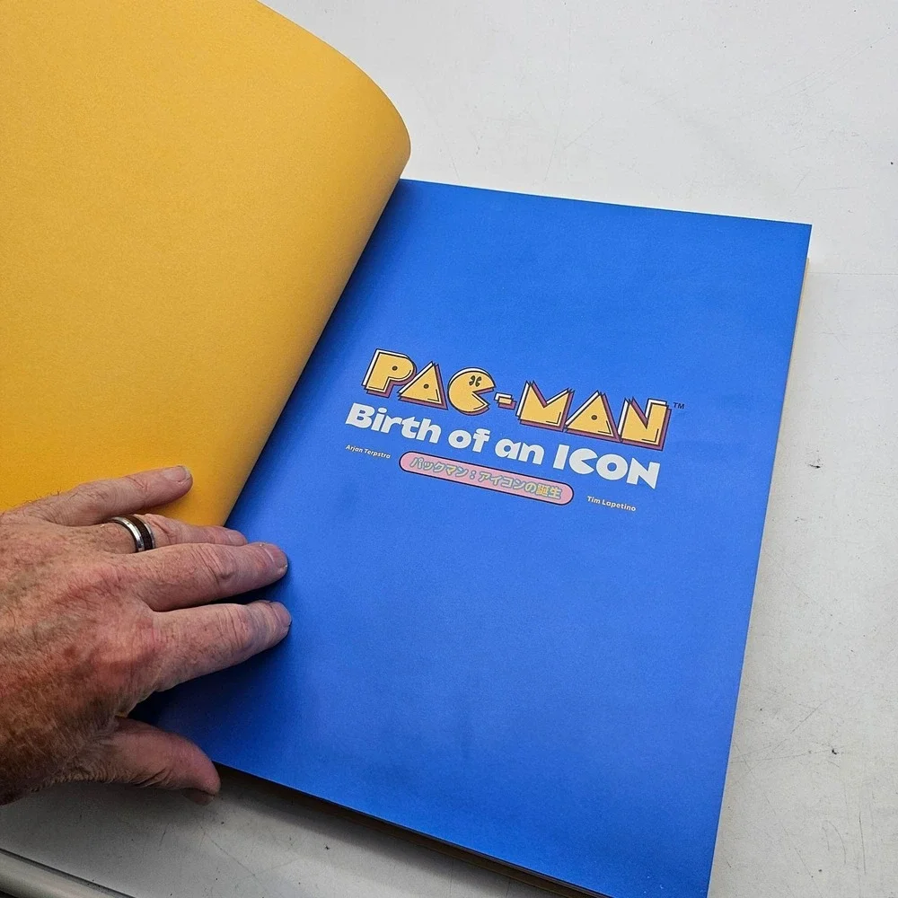 PAC-MAN Birth Of An ICON Arjan Terpstra Tim Lapetino HC 2021 Video Game Art Book